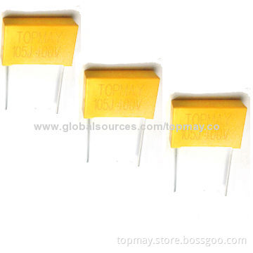 Metalized Polyester Film Capacitor, Suitable for Direct Current, Blocks and VHF Signals